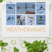 windvanen theedoek (Gevouwen)