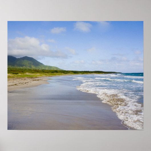Windward Beach, Nevis Poster (Voorkant)