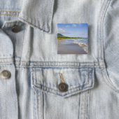 Windward Beach, Nevis Vierkante Button 5,1 Cm (In situ)