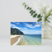 Windward Oahu Beach Briefkaart (Staand voorkant)