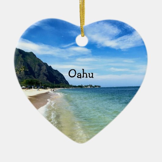 Windward Oahu Beach Ornament (Voorkant)