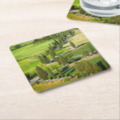 Windweg met cilindervormige voering in het onderze kartonnen onderzetters (Schuin)