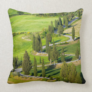 Windweg met een cilindervormige bekleding in Tosca Kussen