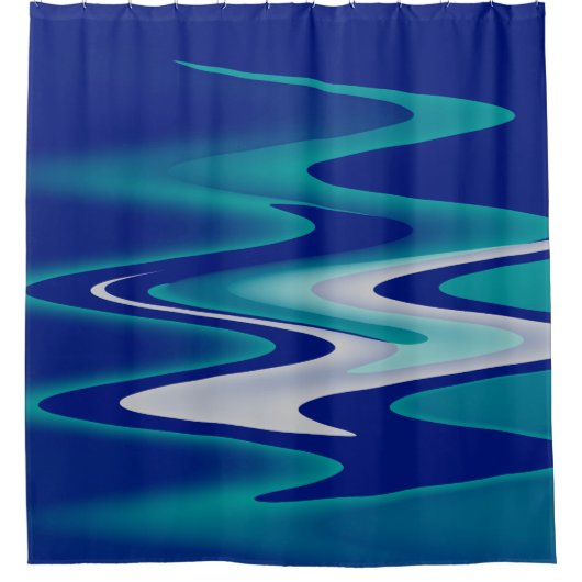 windwegen douchegordijn (Voorkant)