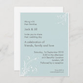 Windwhisp (zeeschuim) 4.25x5.25 kaart (Voorkant / Achterkant)