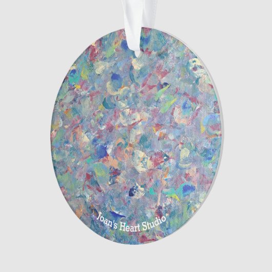 Windy Blue Ornaments Ornament (voorkant)