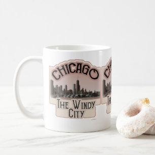 Windy City beroemd gemaakt door Chicago Slogan Koffiemok