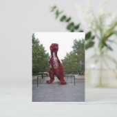 Windy City Dinosaur Briefkaart (Staand voorkant)