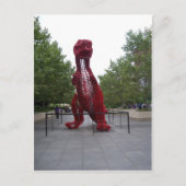 Windy City Dinosaur Briefkaart (Voorkant)