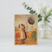 Windy City Kiss Briefkaart (Staand voorkant)