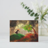 Windy Day Briefkaart (Staand voorkant)