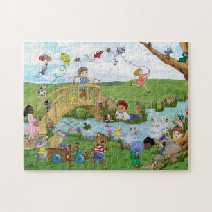 Windy Day Magic Puzzle Legpuzzel