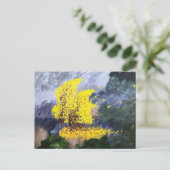 Windy Day Postcard Briefkaart (Staand voorkant)