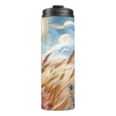 Windy Day Rustic Boho Mountain Prairie Country Thermosbeker (Voorkant)