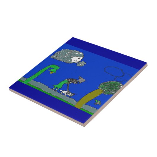 Windy Day Tegeltje (Zijkant)