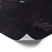 Windy Evergreen Night: Afdrukken Poster (Hoek)