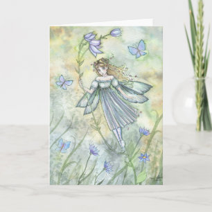 Windy Fairy Art Kaart, Notecard door Molly Harriso Kaart