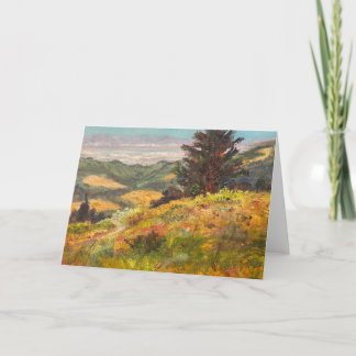 Windy Hill Bay Uitzicht Folded Wenskaart Kaart