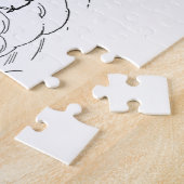 Windy Kite Flying Day Puzle Legpuzzel (Zijkant)