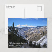 Windy Saddle Park, Golden, Colorado Briefkaart (Voorkant / Achterkant)