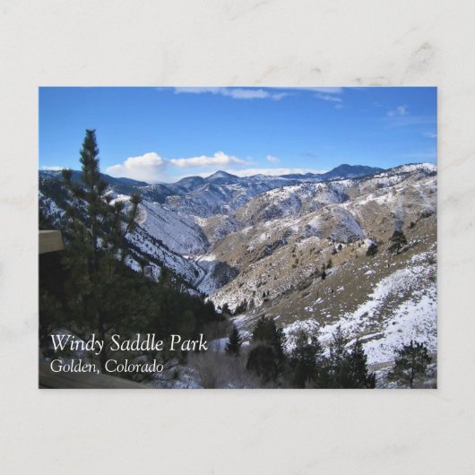 Windy Saddle Park, Golden, Colorado Briefkaart (Voorkant)