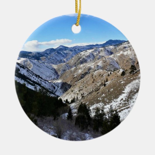 Windy Saddle Park, Golden, Colorado Keramisch Ornament (Voorkant)