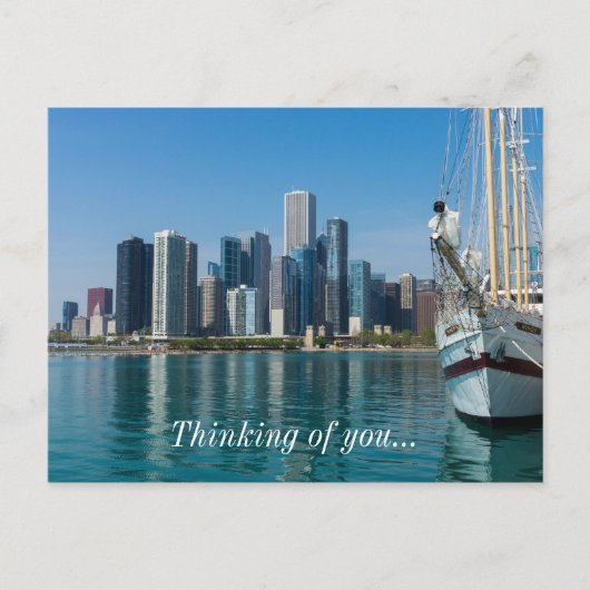 Windy Sailing Denking You Briefkaart (Voorkant)