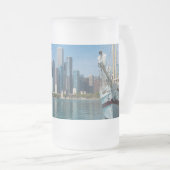 Windy Sailing Frosted Mok (Voorkant rechts)