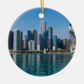 Windy Sailing Keramisch Ornament (Voorkant)