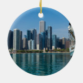 Windy Sailing Keramisch Ornament (Achterkant)