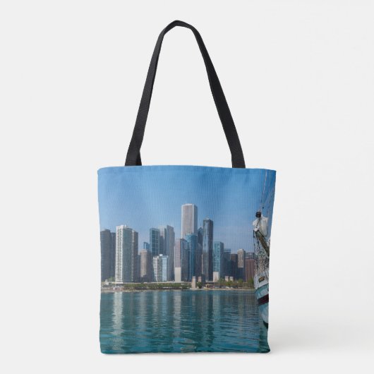 Windy Sailing Tote Bag (Achterkant)