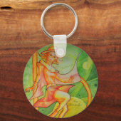 Windy Saturn Sleutelhanger (Voorkant)