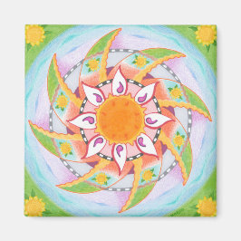 Windy Sunflower koelkast Magnet