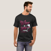 Wine A Little Laugh A Lot Wine T-shirt (Voorkant volledig)