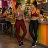 "WINE" ACTIVEWEAR LEGGINGS