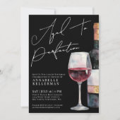 Wine Aged To Perfection Adult Birthday Party Kaart (Voorkant)
