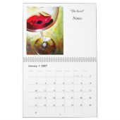 Wine Art Calendar Kalender (Jan 2027)