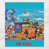 Wine Art Label Wijn Etiket (Enkel label)