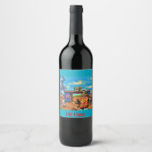 Wine Art Label Wijn Etiket (Voorkant)