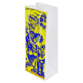 Wine Bag Wijn Cadeautas (Achterkant Gekanteld)