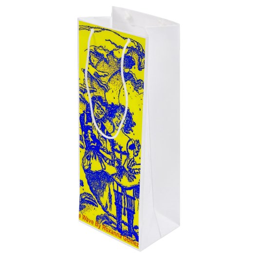 Wine Bag Wijn Cadeautas (Achterkant Gekanteld)