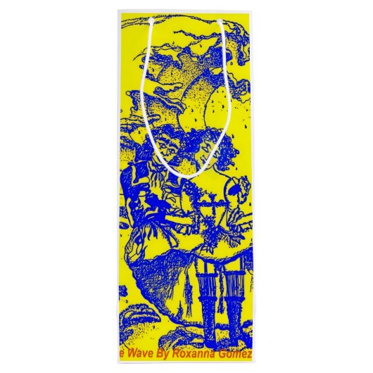 Wine Bag Wijn Cadeautas (Achterkant)