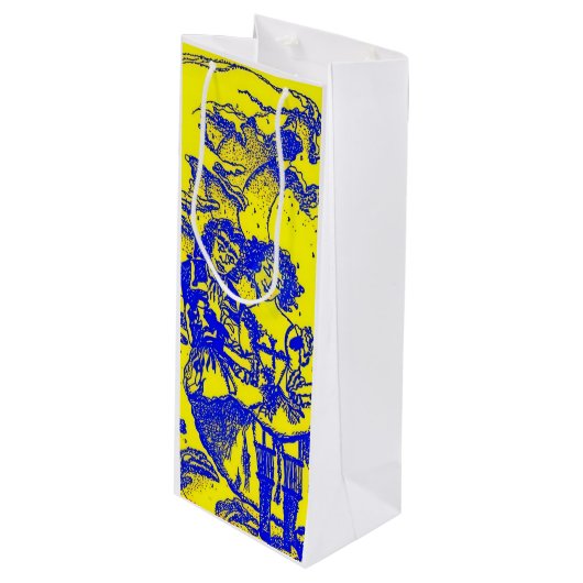 Wine Bag Wijn Cadeautas (Voorkant Gekanteld)