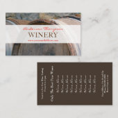 Wine Bar Winery Visitekaartje (Voorkant / Achterkant)