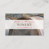 Wine Bar Winery Visitekaartje (Voorkant)