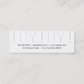 Wine Barrel | Accessoires van wijn Mini Visitekaartje (Achterkant)