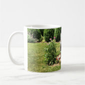 Wine Barrel Garden Decor, Chateau Morrisette, VA Koffiemok (Links)