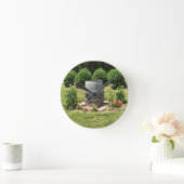 Wine Barrel Garden Decor, Chateau Morrisette, VA Ronde Klok (Huis)