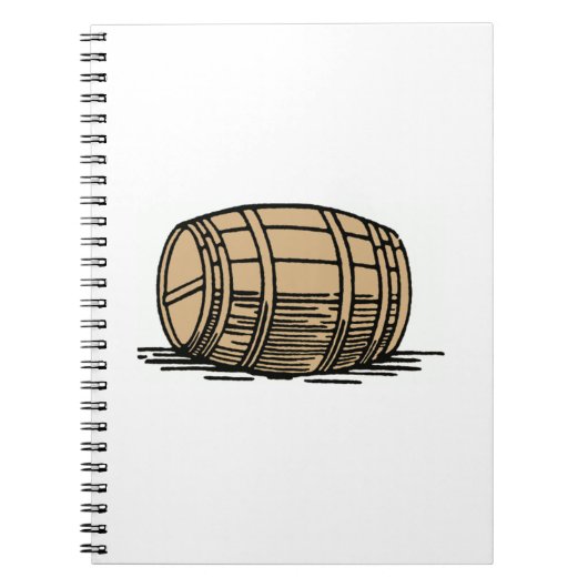Wine Barrel Notitieboek (Voorkant)