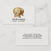 Wine Barrel Sketch Visitekaartje (Voorkant / Achterkant)